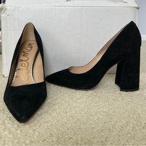 Sam Edelman black block heels- size 7